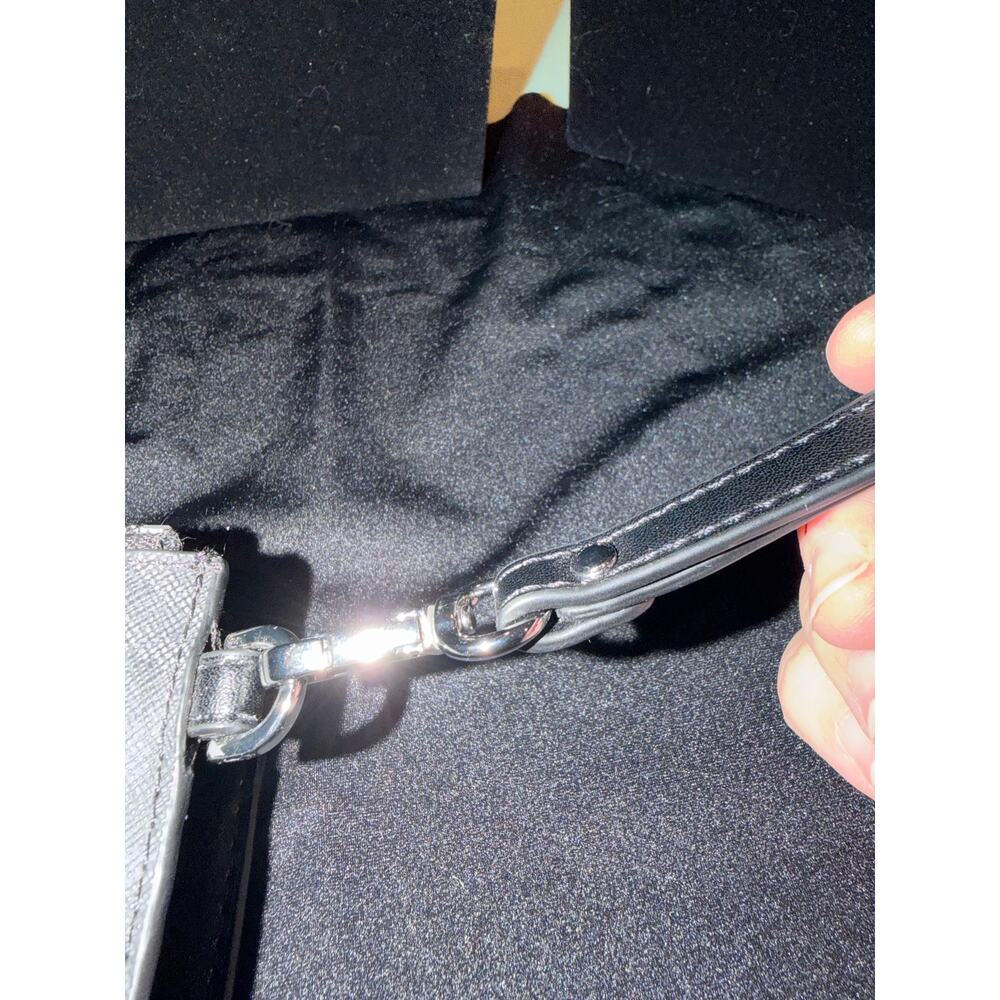 Michael Kors Black Jet Set Travel Continental Wristlet New Without Tags - Picture 4 of 8